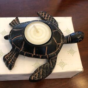 Turtle Tea Light Holder Metal